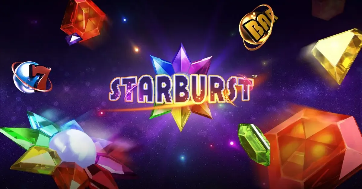 Starburst slot by NetEnt at Mr Jones Casino