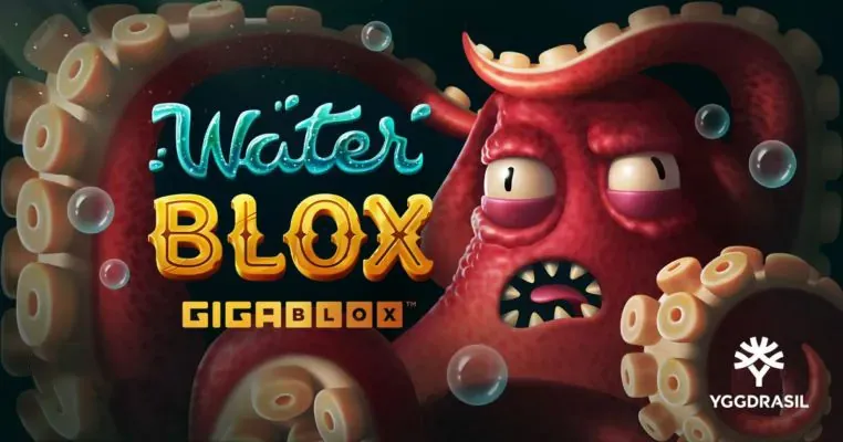 WaterBlox Gigablox slot by Yggdrasil at Mr Jones Casino