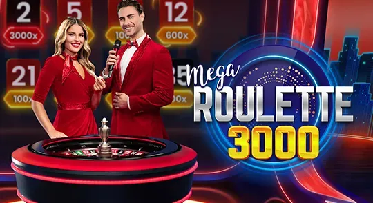 Mega Roulette 3000 slot by Pragmatic Play Live at Mr Jones Casino